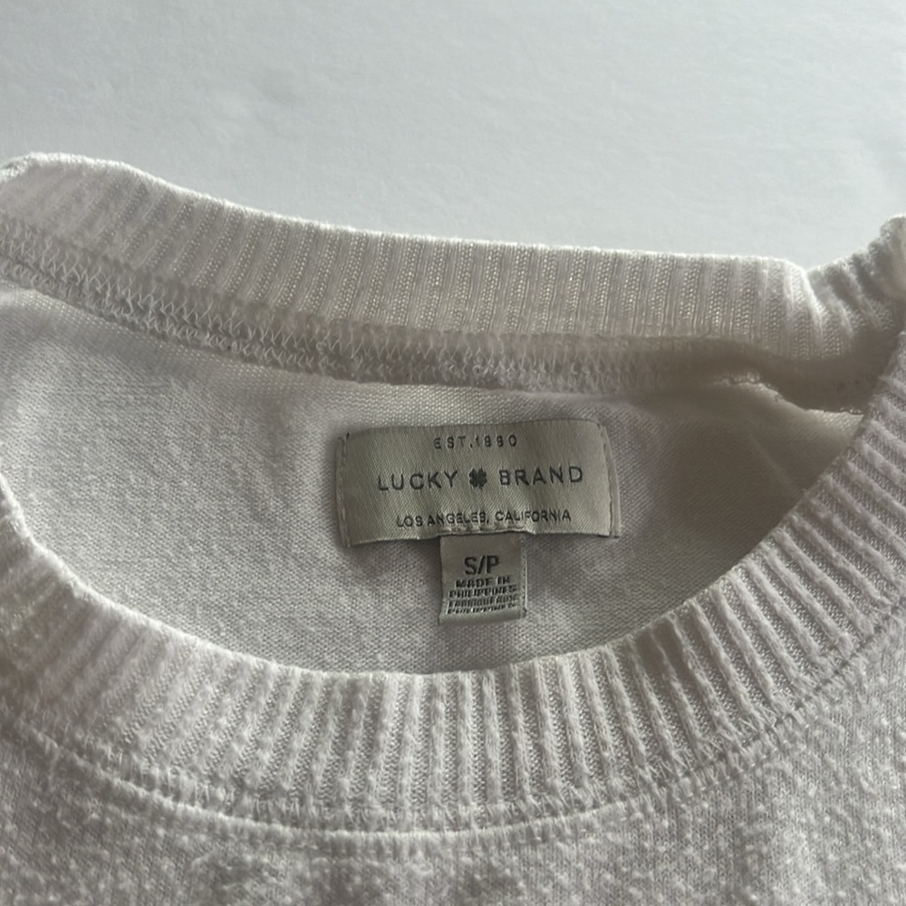 Lucky Brand Long Sleeve white small Shirt - Picture 4 of 9
